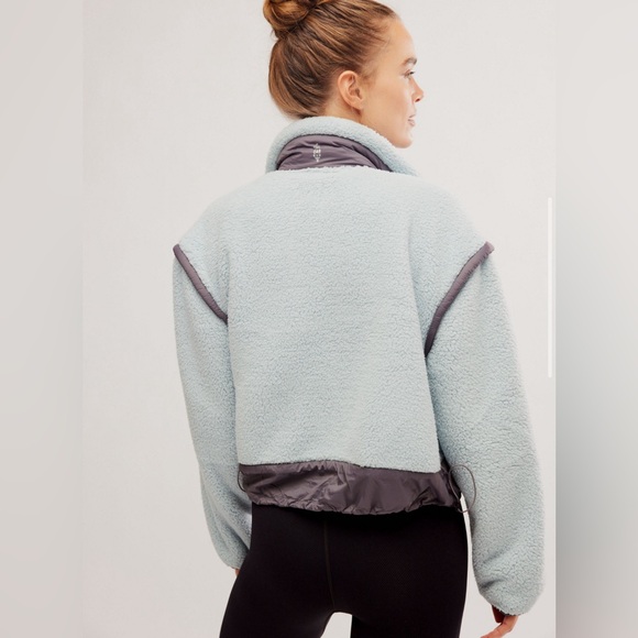 NWT Free People FP Movement Courtside Fleece Ice Flow Medium - Picture 4 of 13